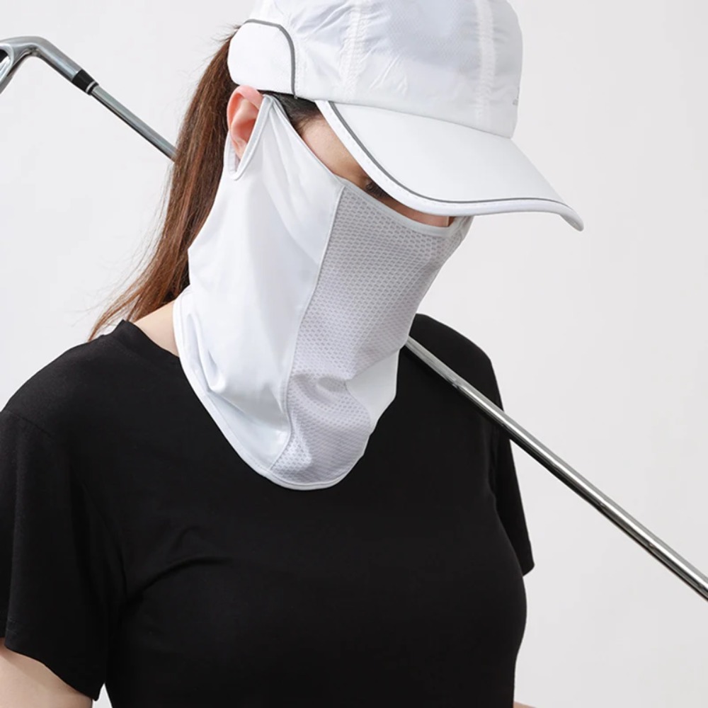 Women'S Golf Accessories - Atmungsaktive Golf-Gesichtsmaske, UV-Schutz, Sonnenschutz, Halsmanschette mit