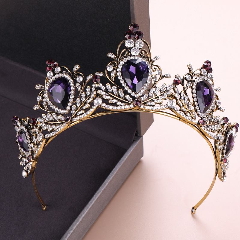 Women Accessories Jewelry - Elegantes Kronen-Kopfschmuckstück Barock Vintage Tiara Hochzeit