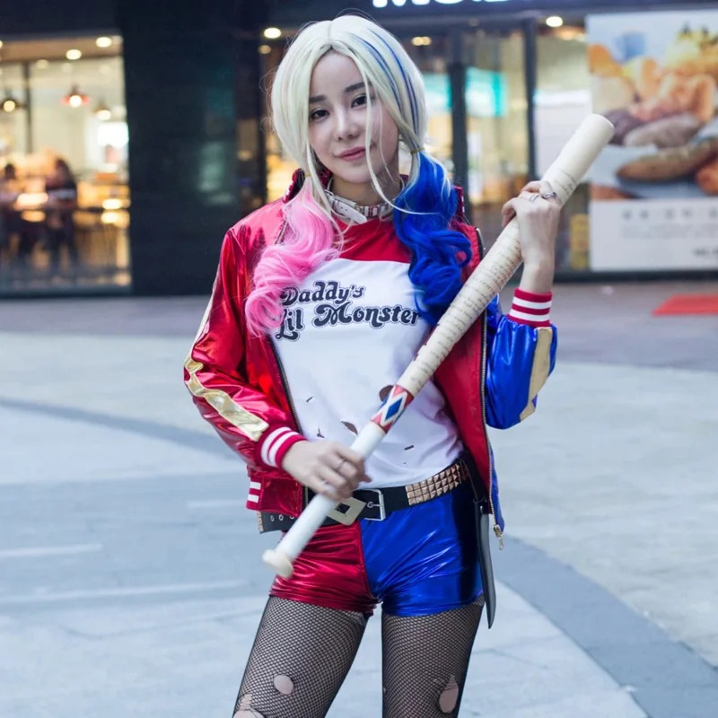 Women'S Harley Quinn Accessories - Selbstmord Cosplay Anime Harley Kostüm Quinn