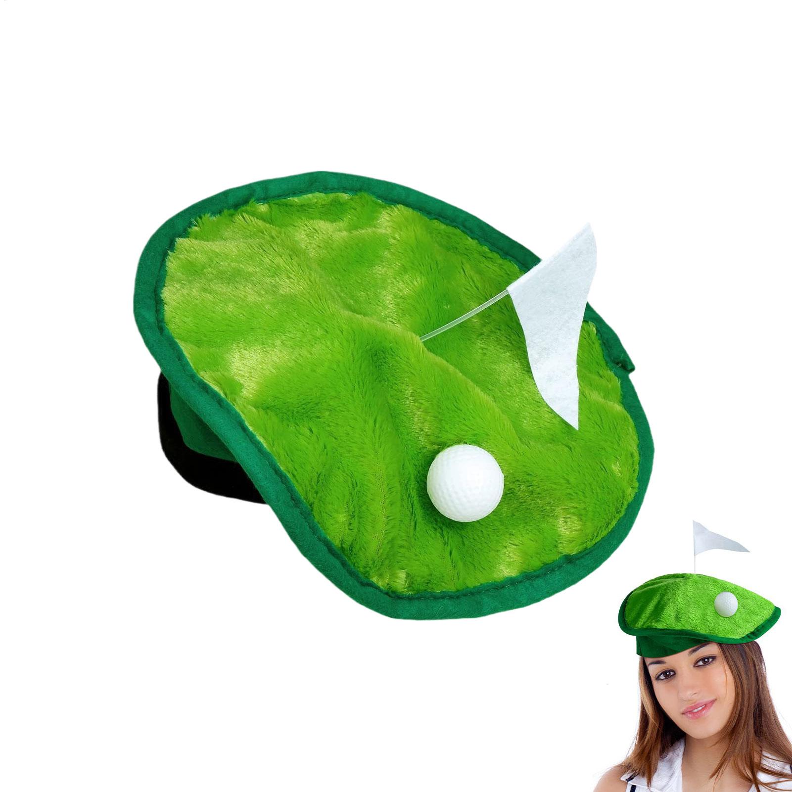 Women'S Golf Accessories - Lustige Golfer-Baskenmütze Golf-Themen-Party-Kopfbedeckung mit Golfball-Flagge für