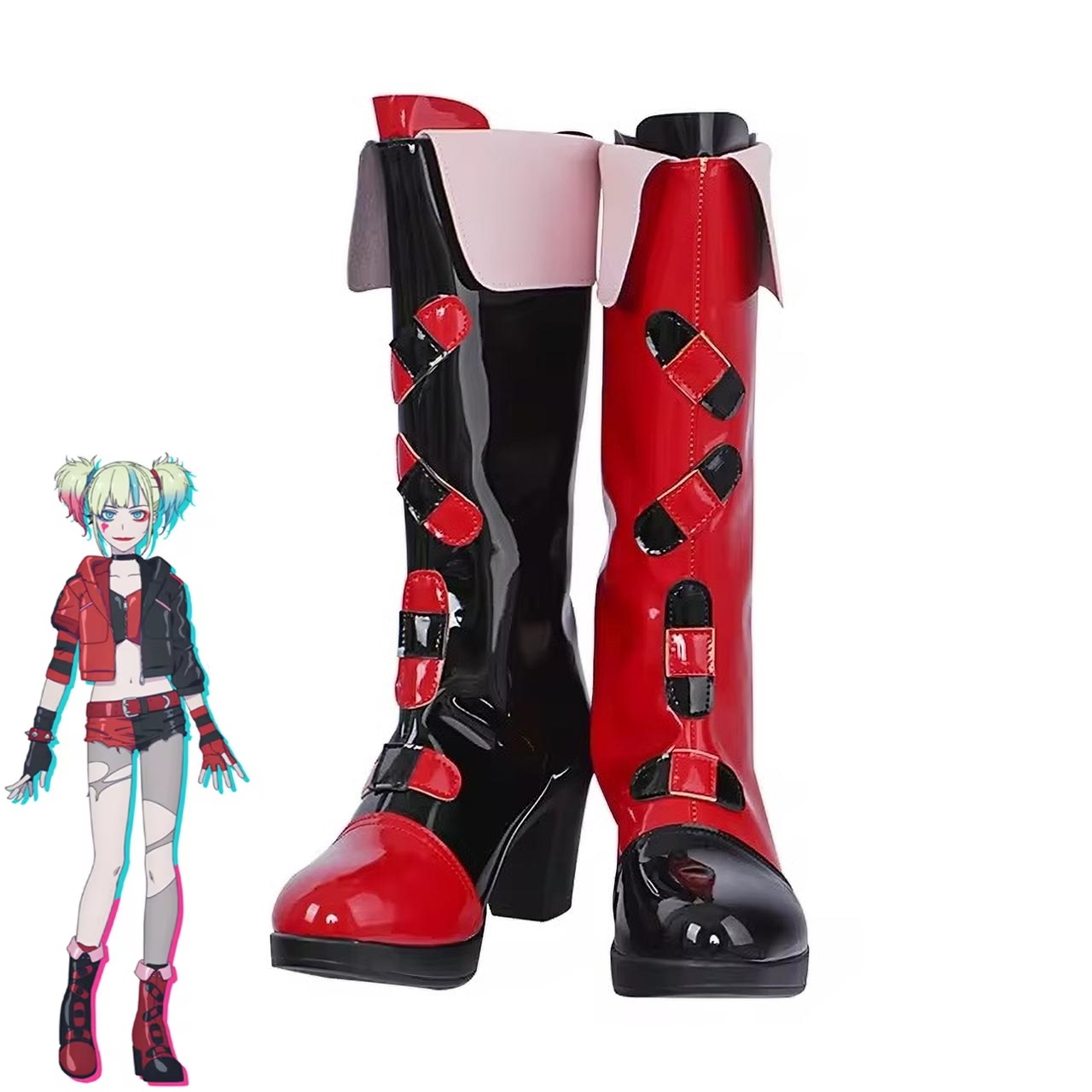 Women'S Harley Quinn Accessories - Für Harley Quinn Cosplay Schuhe Anime