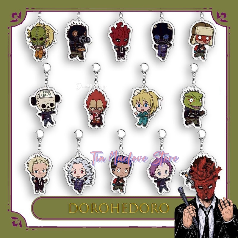 Anime Dorohedoro Acryl-Schlüss – Women'S Keychain Accessories Bewertung und Preis