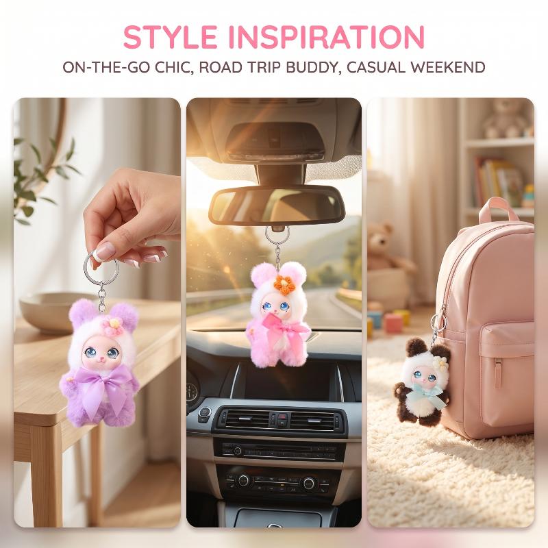 Niedlicher Tier-Plüsch-Schlüss – Women'S Keychain Accessories Bewertung und Preis