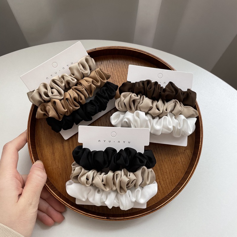 3/4/6 Teile/satz Satin Scrunch – Scrunchie Satin Set Bewertung und Preis
