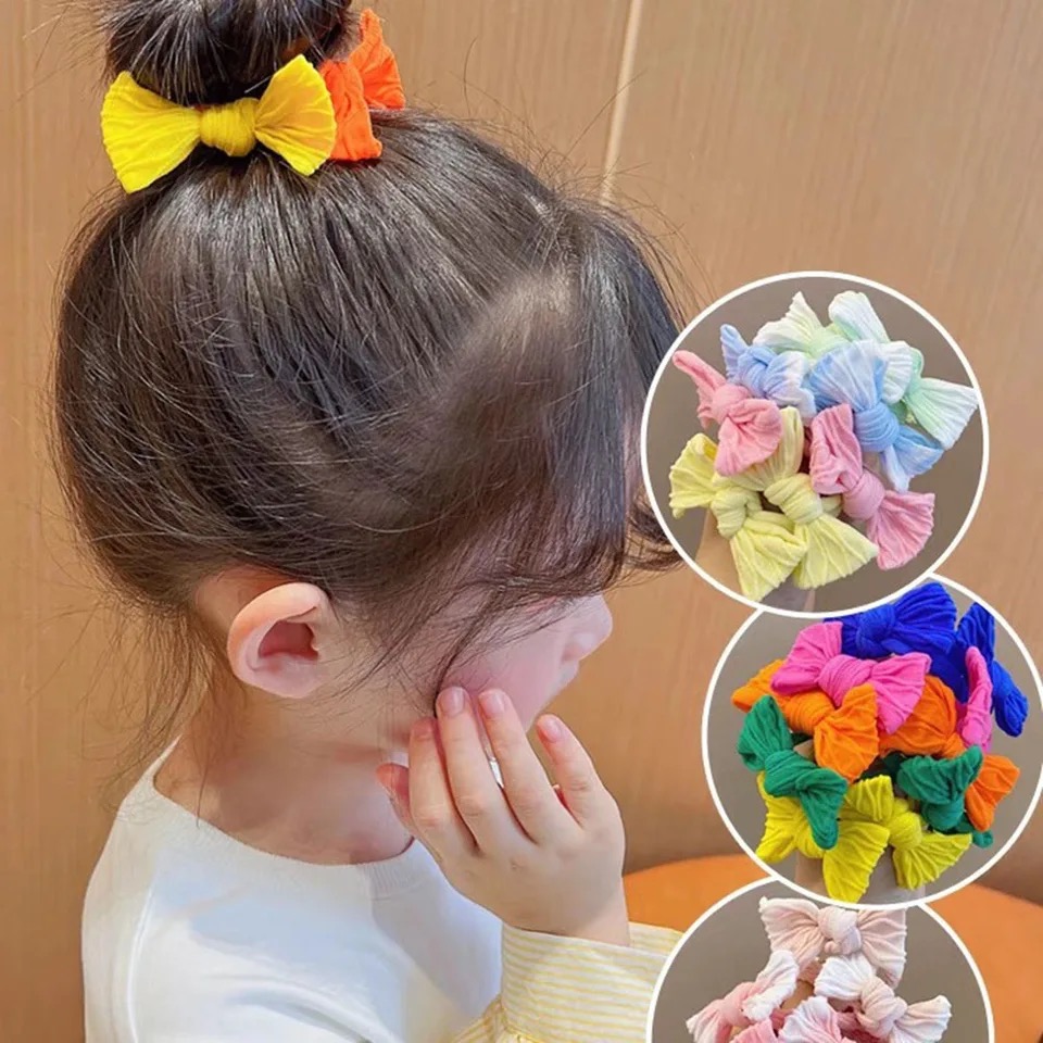 5 Teile/satz Nette Bowknot Sol – Scrunchie Satin Set Bewertung und Preis