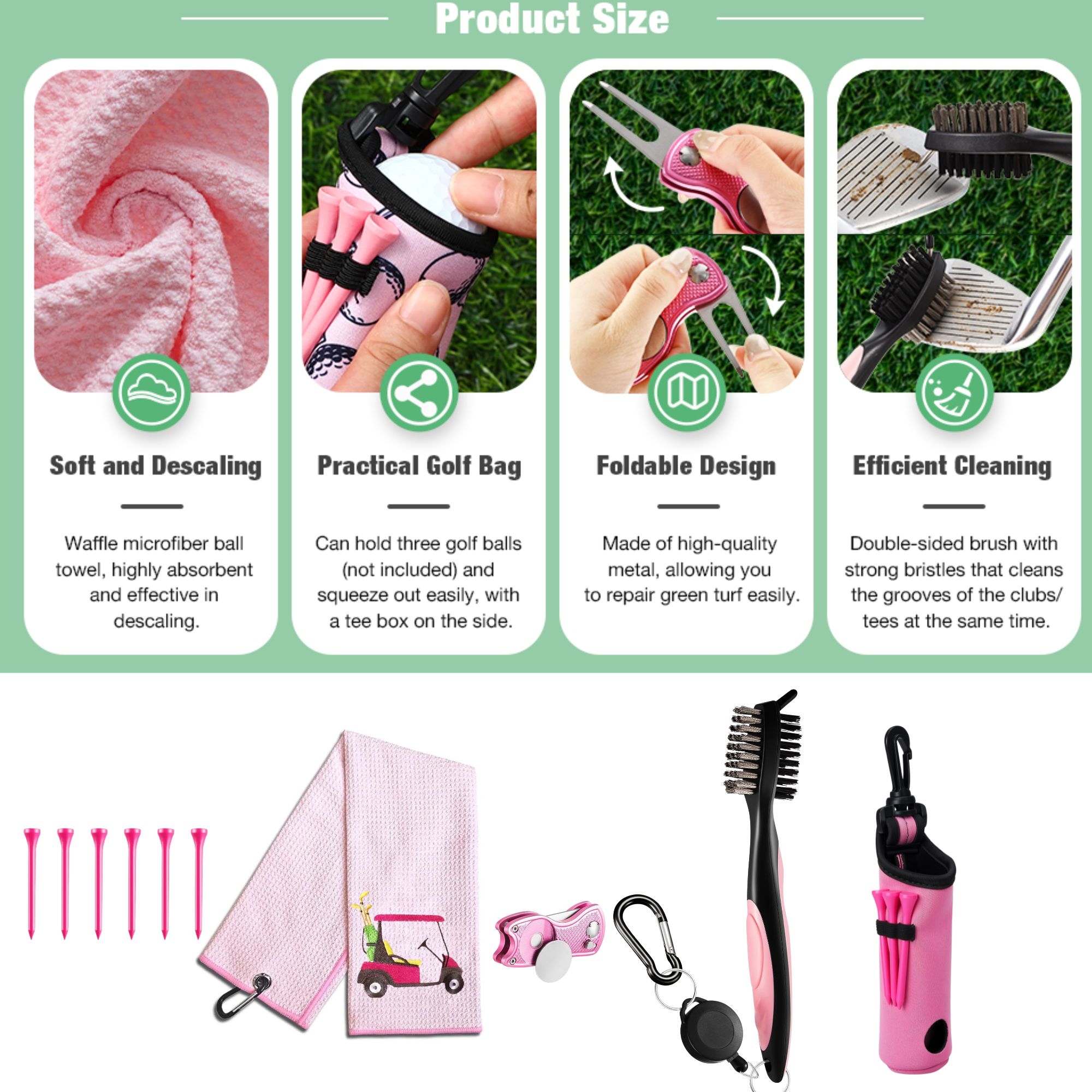 10-teiliges Golf-Zubehör-Set,  – Women'S Golf Accessories Bewertung und Preis