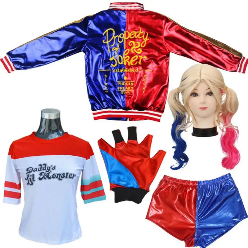 Selbstmord Cosplay Anime Harle – Women'S Harley Quinn Accessories Bewertung und Preis