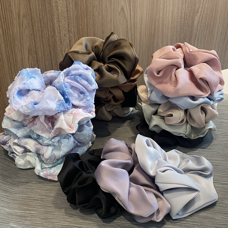 5 teile/satz Mode Seide Haar g – Scrunchie Satin Set Bewertung und Preis