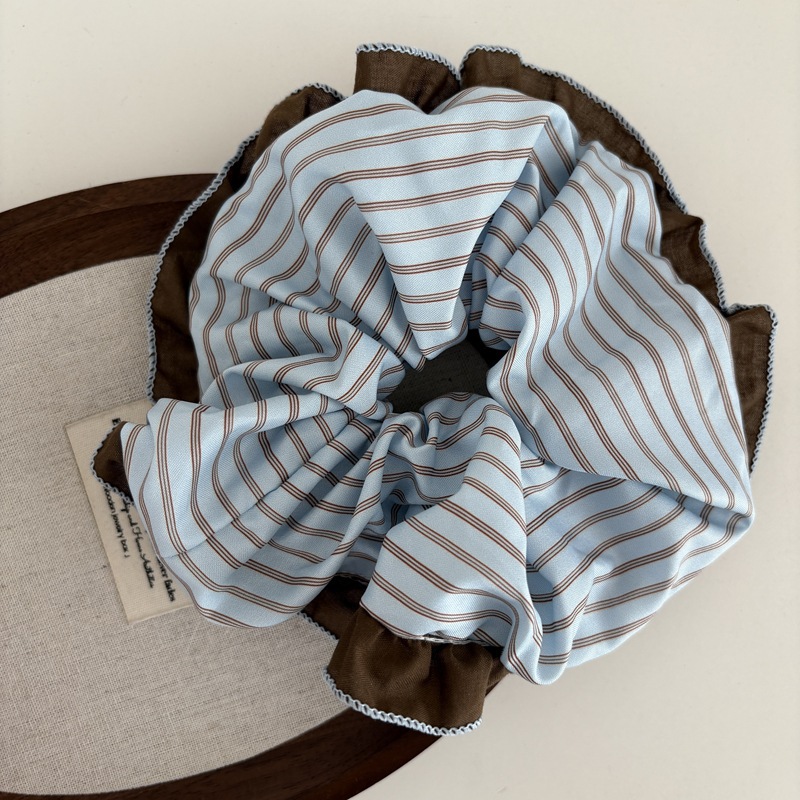 Wunderschönes braun-blaues Col – Hair Tie Velvet Bewertung und Preis