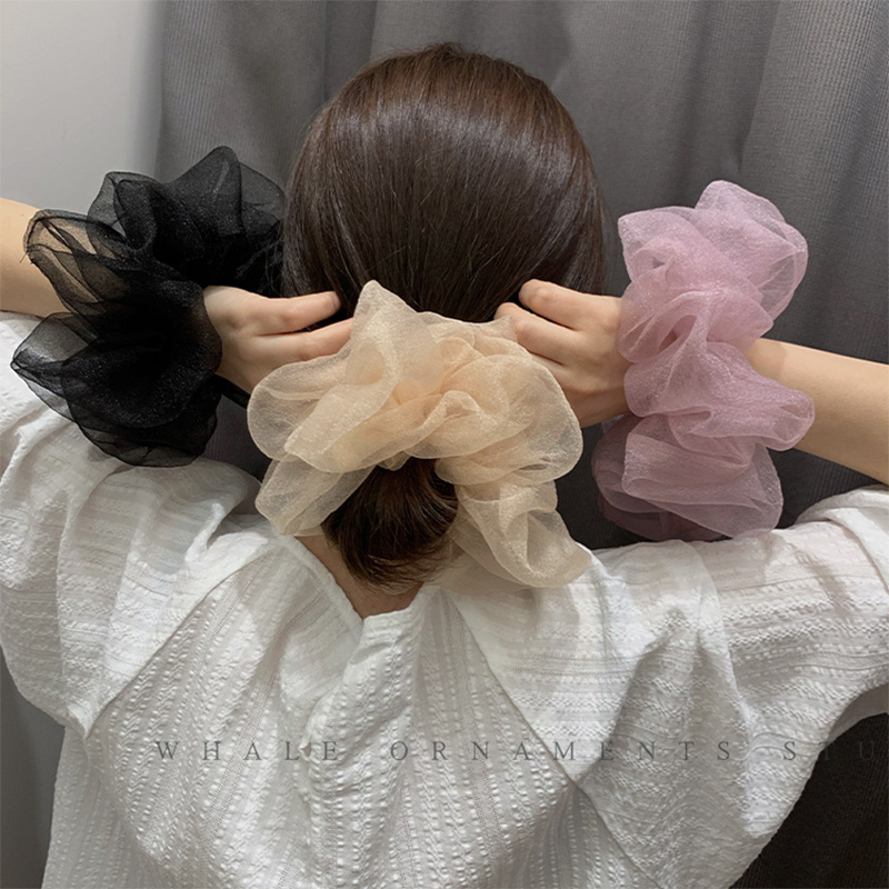 2022 sommer Organza Scrunchies – Hair Tie Velvet Bewertung und Preis