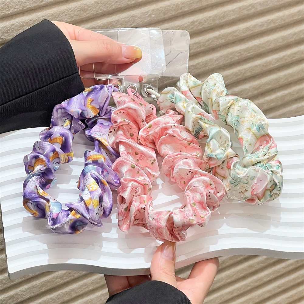 Damen Seiden-Satin Scrunchies  – Women'S Keychain Accessories Bewertung und Preis